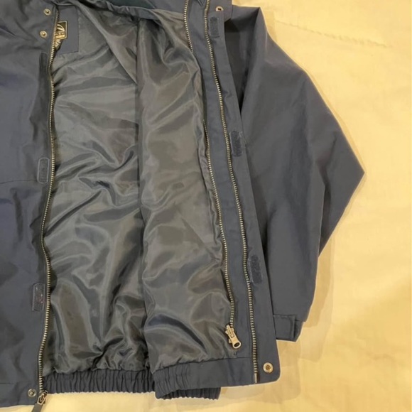 Storm Blue Windbreaker water and wind proof Jacket with High Collar - Picture 5 of 16